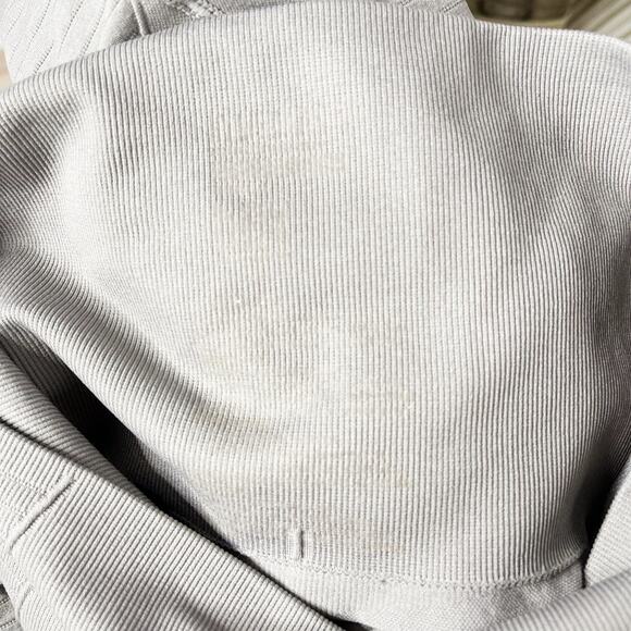 Gymshark Womens Small S Energy+ Seamless Leggings Smokey Grey Perforated Workout - Picture 9 of 9